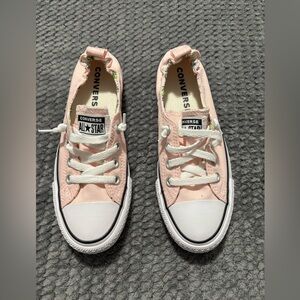 Converse Light Pink Low-Top Sneakers Size 7